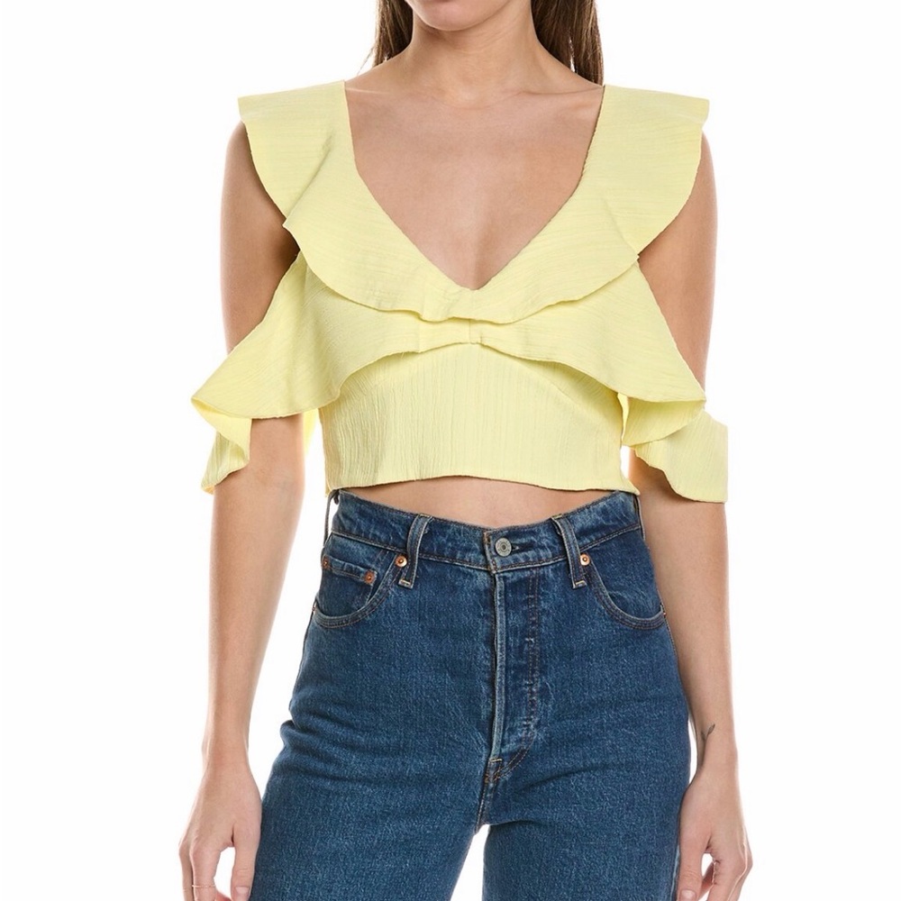 Maje - Lilant Ruffle Top - Picture 4 of 4